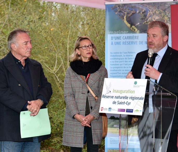 Inauguratuon Réserve Naturelle Régionale Saint-Cyr - Discours