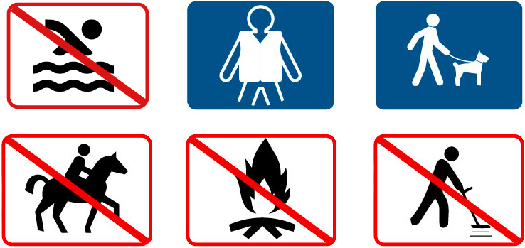 Pictogrammes Lac 2025